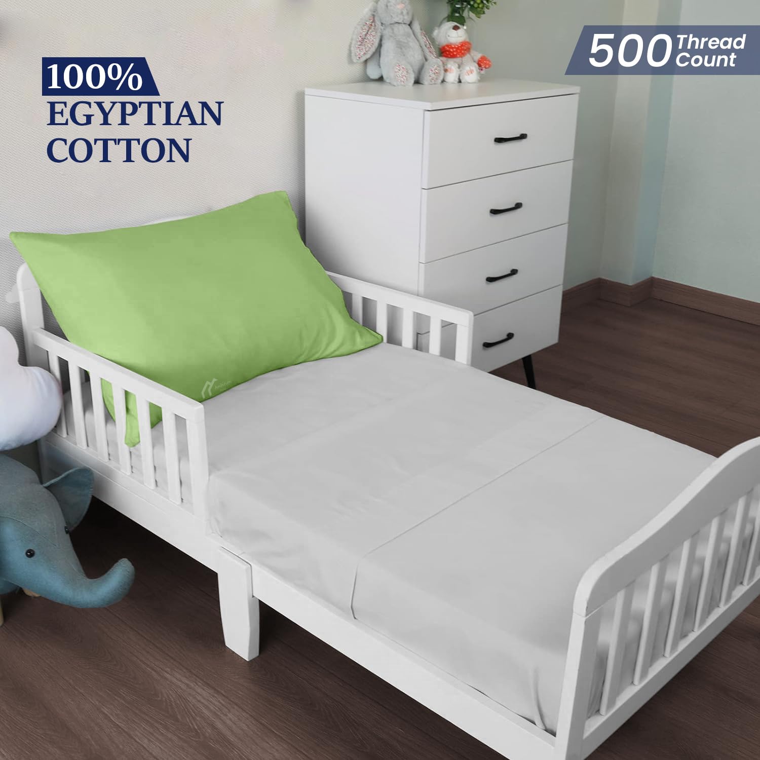 Ambition Home youth pillow case 2-pack sage for convenient matching sets.