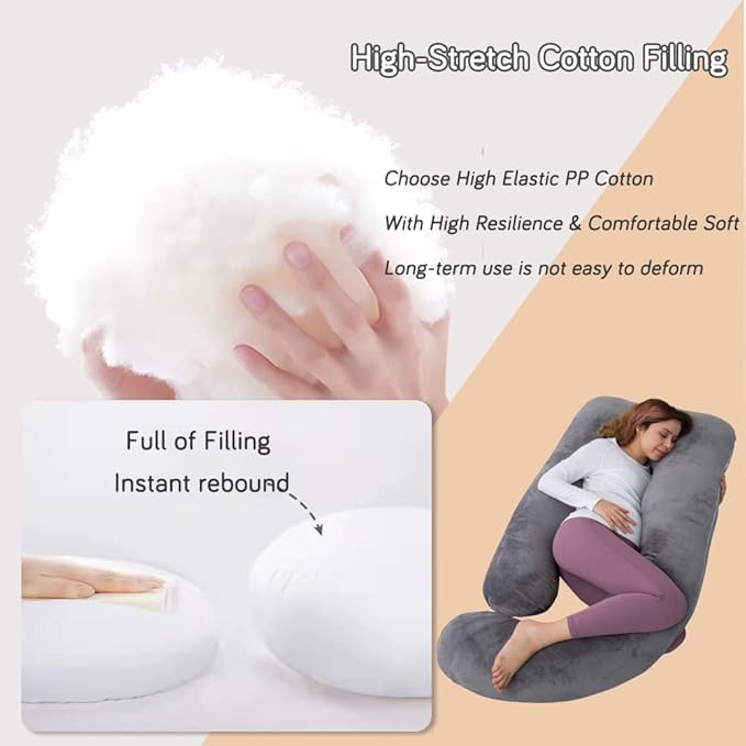 AMCATON multipurpose pillow doubles as nursing pillow after birth.