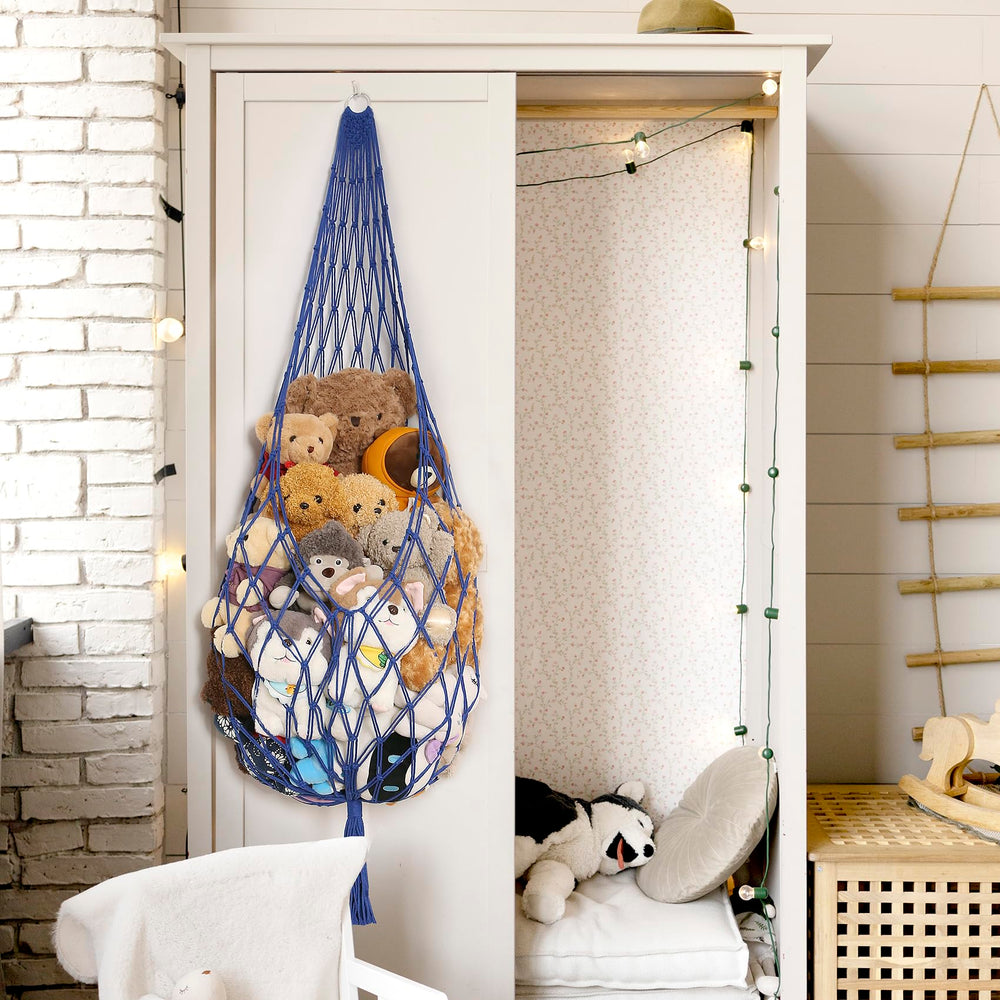 Amdermi blue kid-friendly decor for playroom organization and style