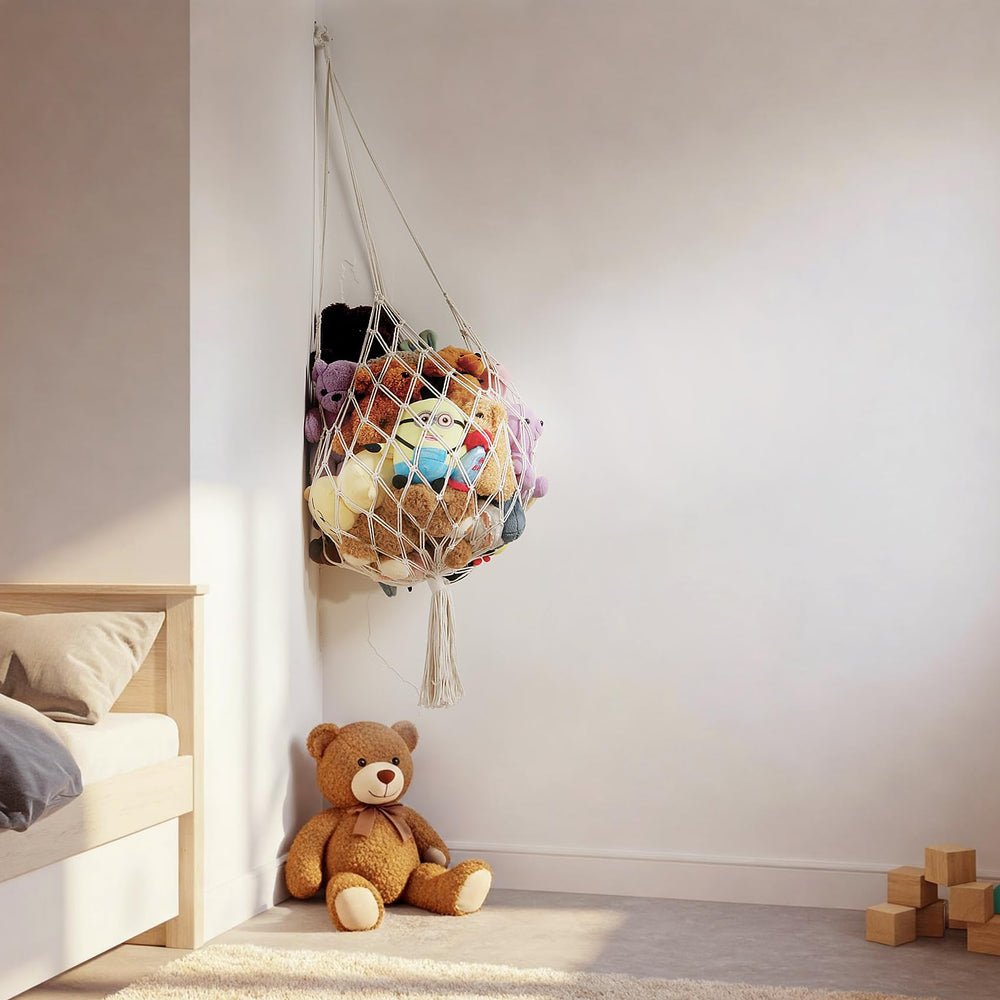 Amdermi handmade eco cotton rope detail captures smooth contours and tassel accent