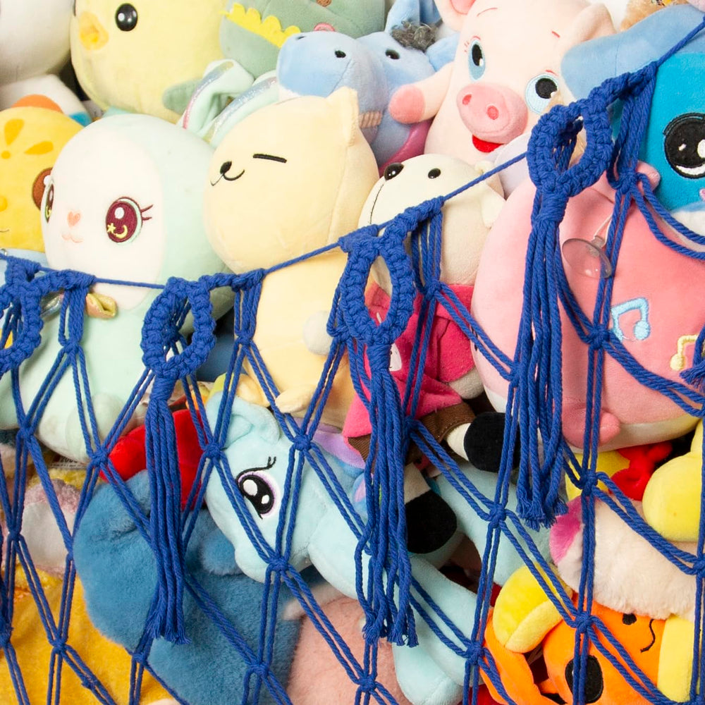 Amdermi 60-inch hammock high-capacity holds many plush toys