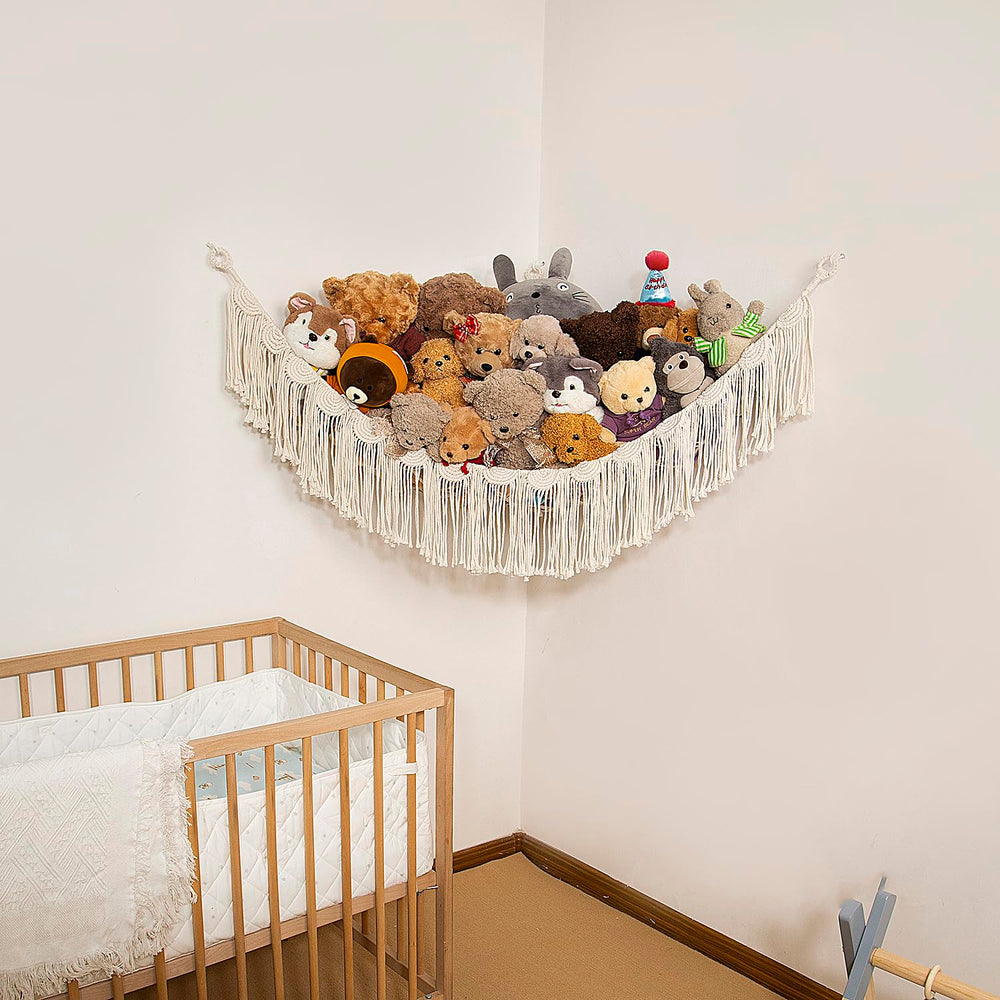 Amdermi steel-ring support ensuring sturdy toy storage for active rooms
