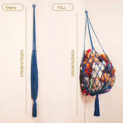 Amdermi stuffed animal hammock blue smooth contour emphasizes handmade craftsmanship
