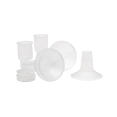 Ameda HygieniKit compatible graphic illustrating safe milk collection with compatible parts.