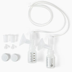 Ameda HygieniKit front view for hands-free pumping setup.