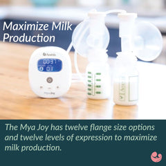 Ameda MYA Joy with pumping bra, hands-free pumping on the go