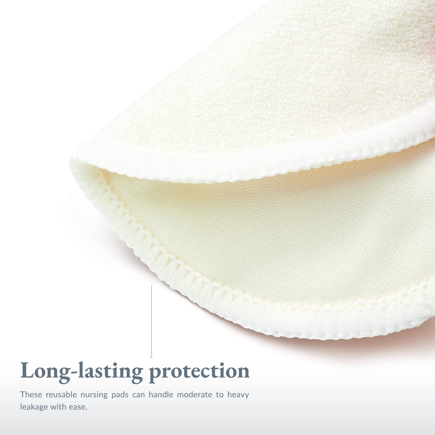 Ameda leak protection suitable for moderate to heavy leakage.