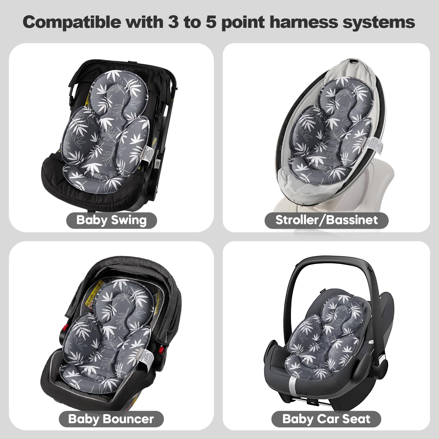 Amenpoki baby cushion features breathable fabric for sensitive skin and everyday comfort.