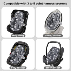 Amenpoki baby cushion features breathable fabric for sensitive skin and everyday comfort.