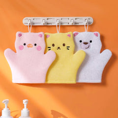 Amersis child bath time puppet mitt encourages interactive washing