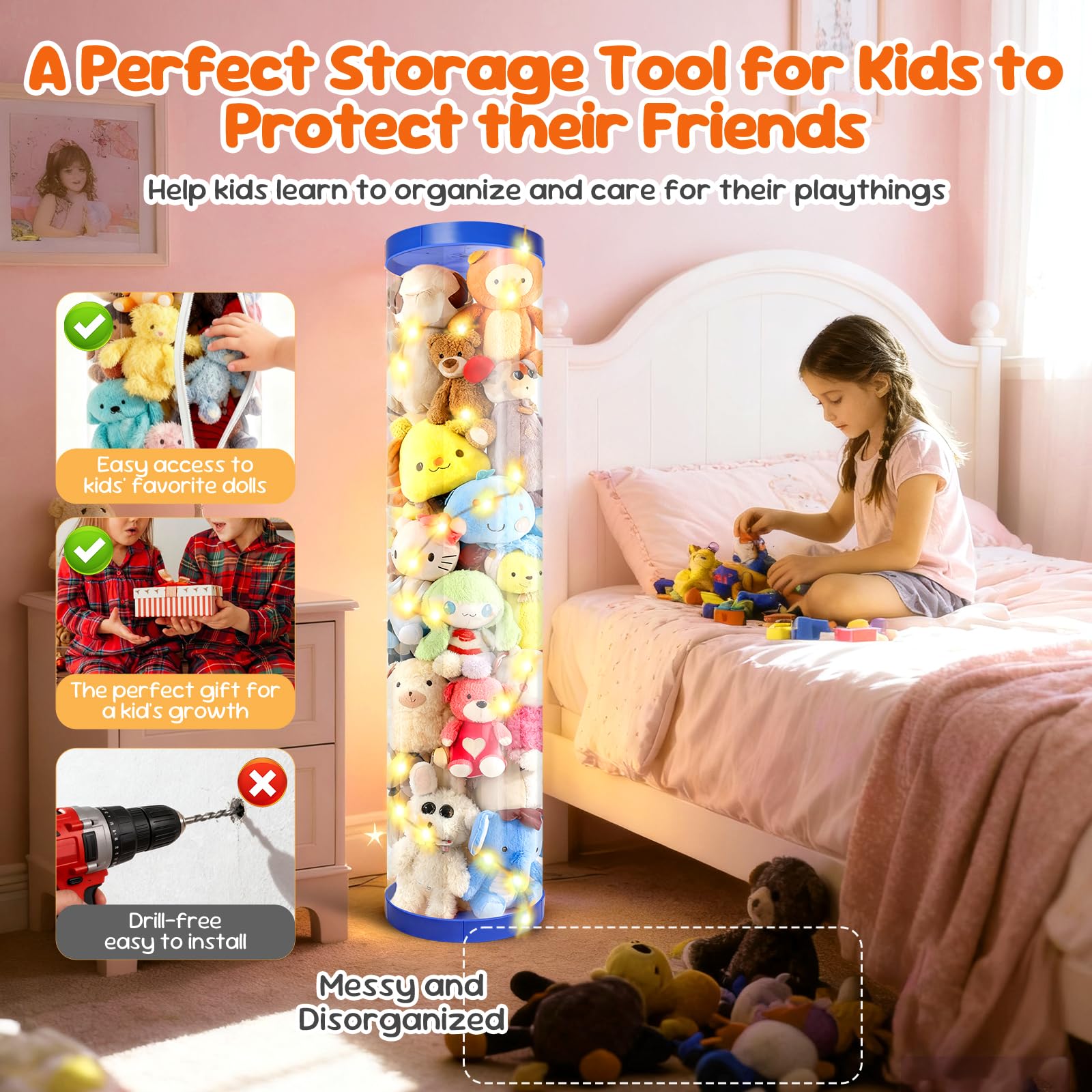 AMGAMGTS double-layer-film-scratch-protection keeps tube surface pristine.