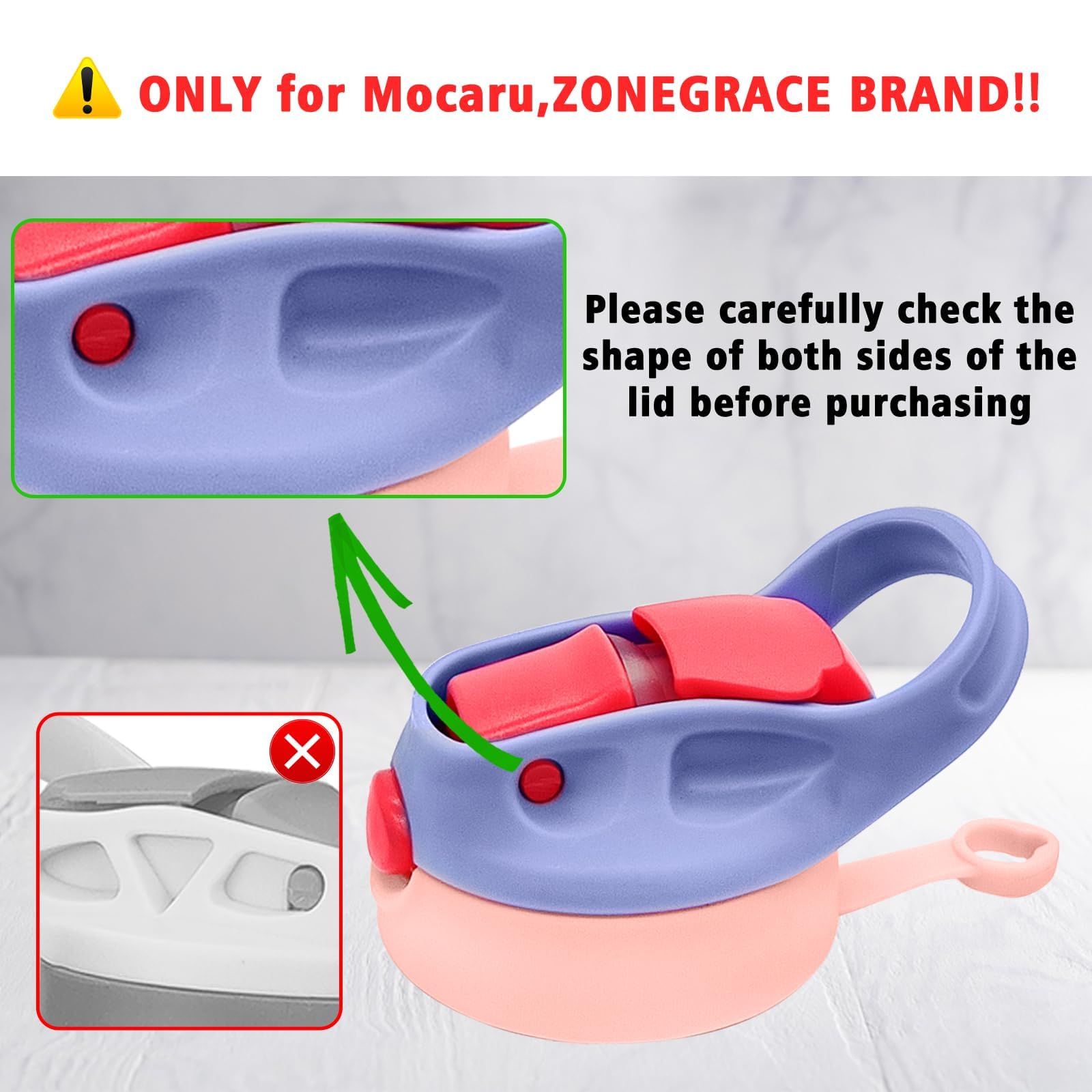 Amgkonp BPA-free silicone nozzle close-up highlights kid-friendly, gentle material.
