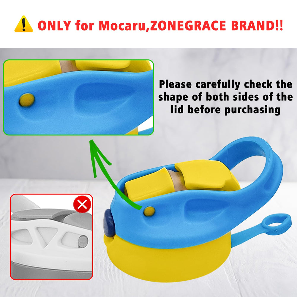 Amgkonp leak-proof straw lid close-up showing secure straw attachment