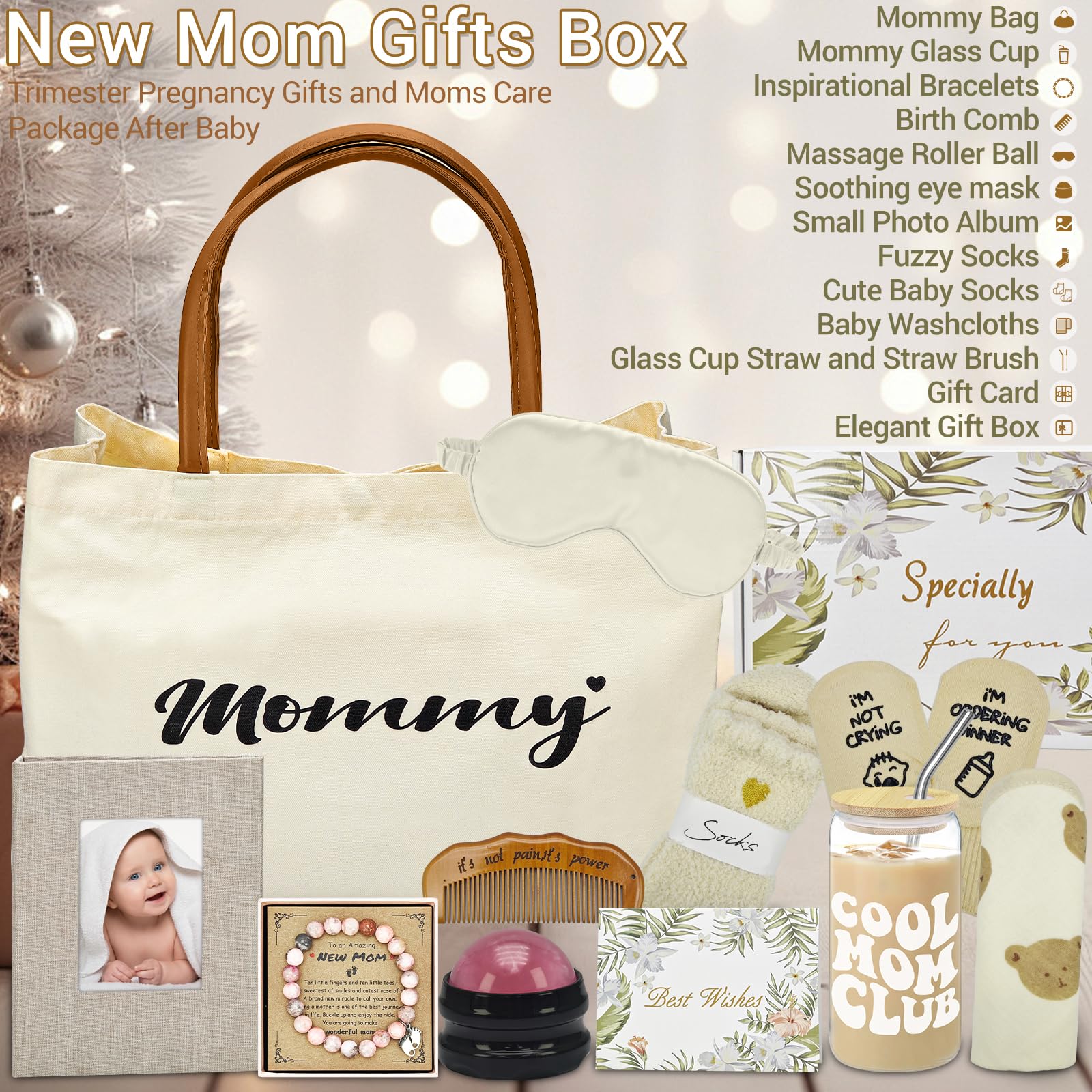 Amgkonp Mommy Bag canvas showing organized space for mom's essentials on the go.