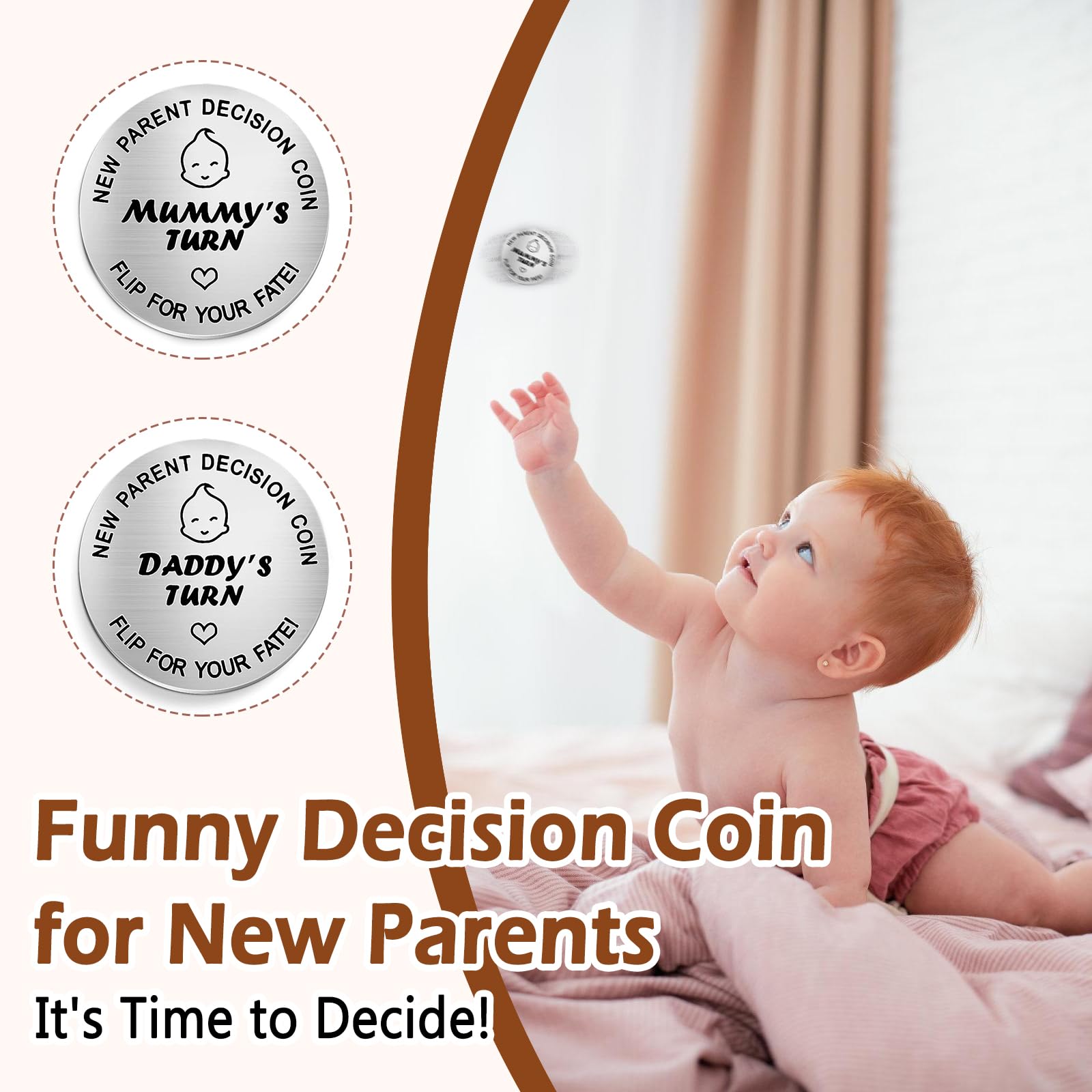 Amgkonp wooden milestone sign helps document baby's first milestones.