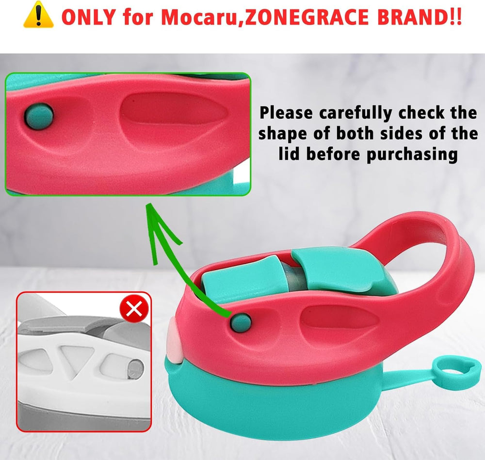 Amgkonp Rose lid with handle demonstrates portable, on-the-go hydration