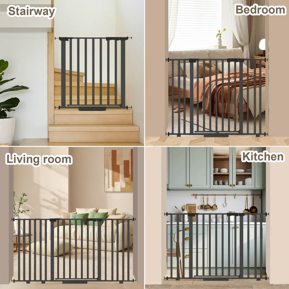 Amibud Walk-through white gate suits homes, pets, and busy living spaces.