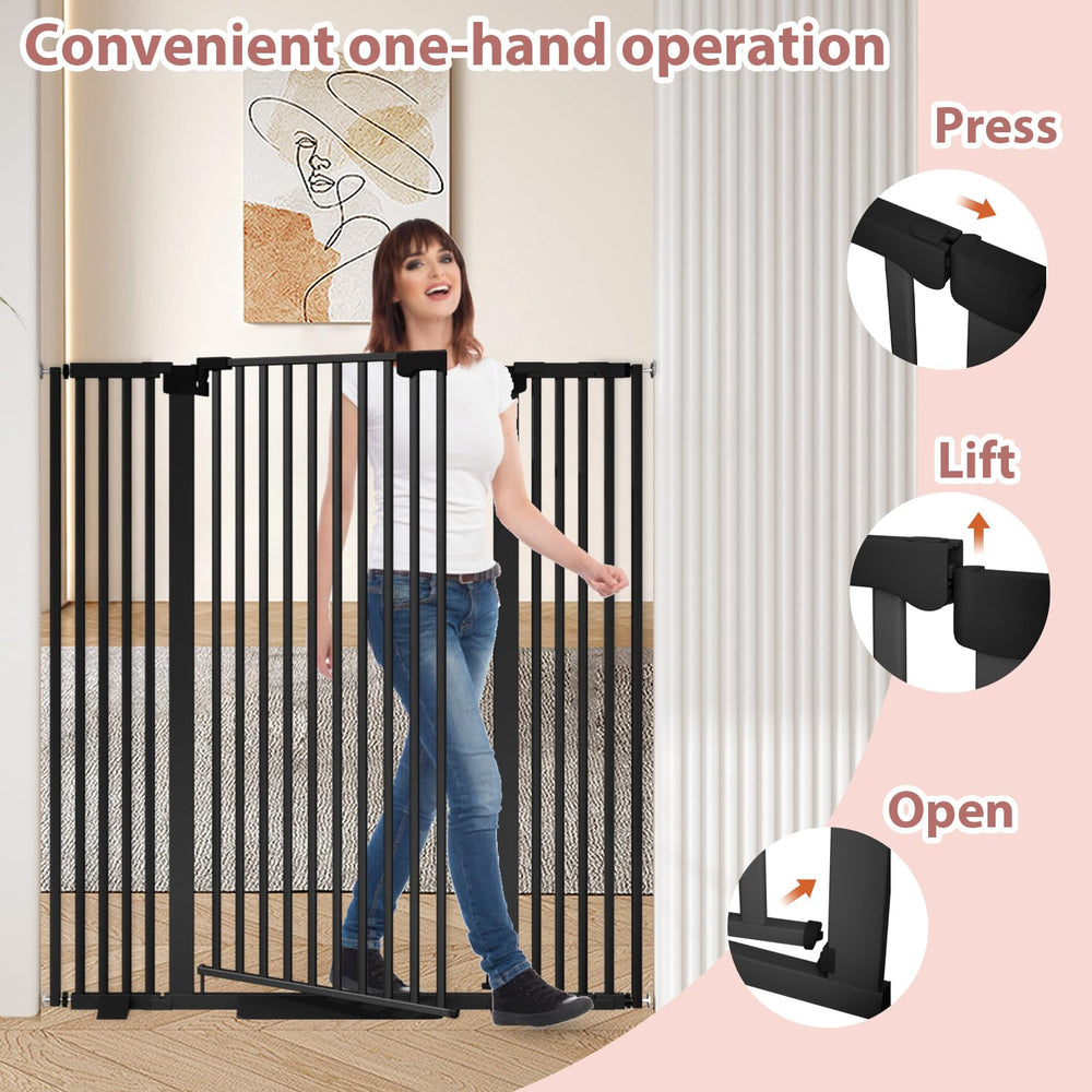 Amibud 1.37-inch gap prevents small pets and children from slipping through