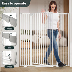 Amibud 1.37-inch gap detail prevents small pets from slipping through.