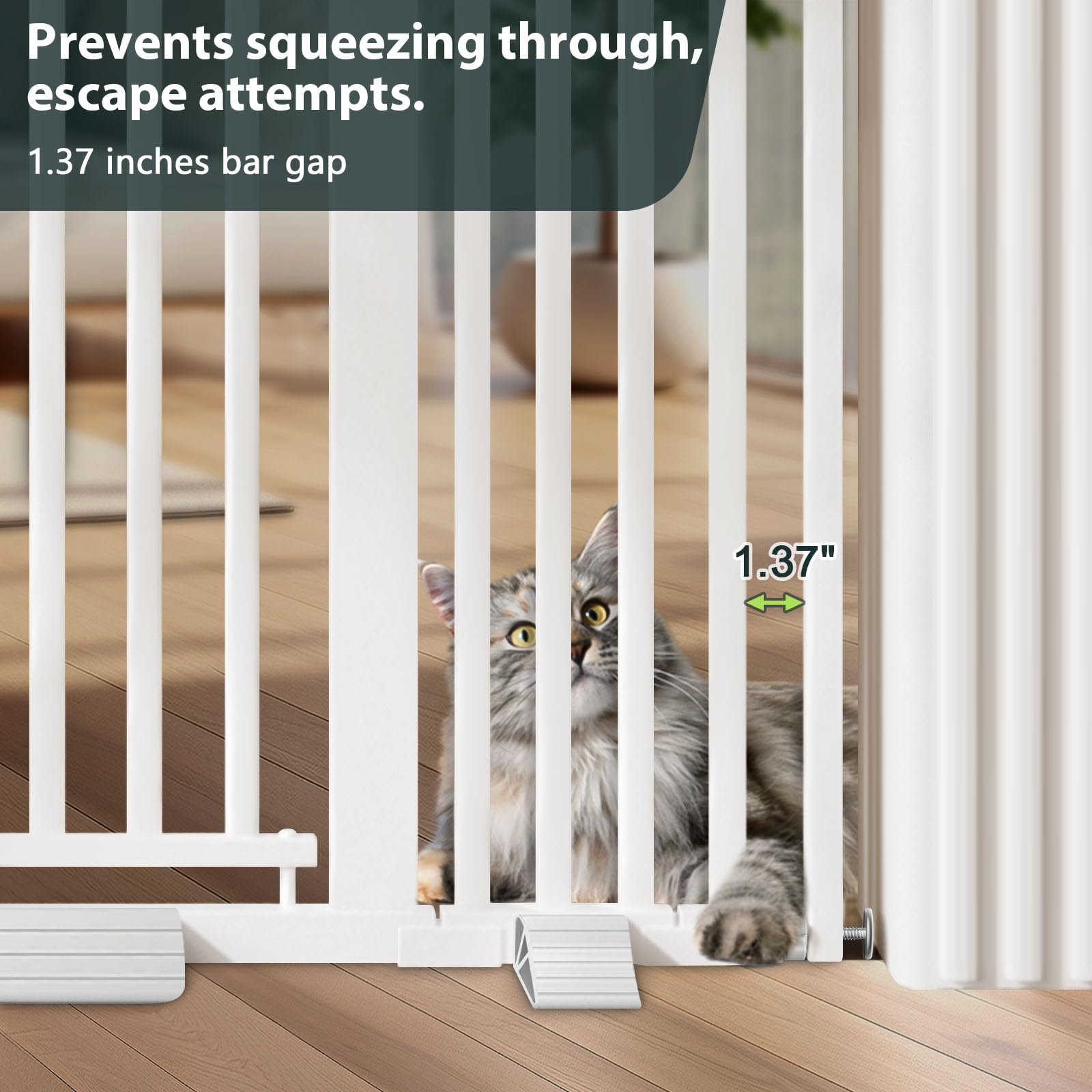 Amibud locking mechanism close-up shows controlled access for adults and pets.