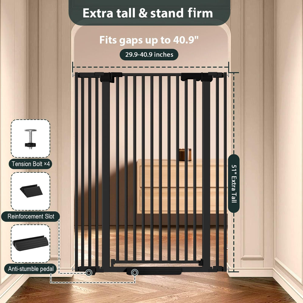 Amibud tall design shown in hallway setup blends with decor