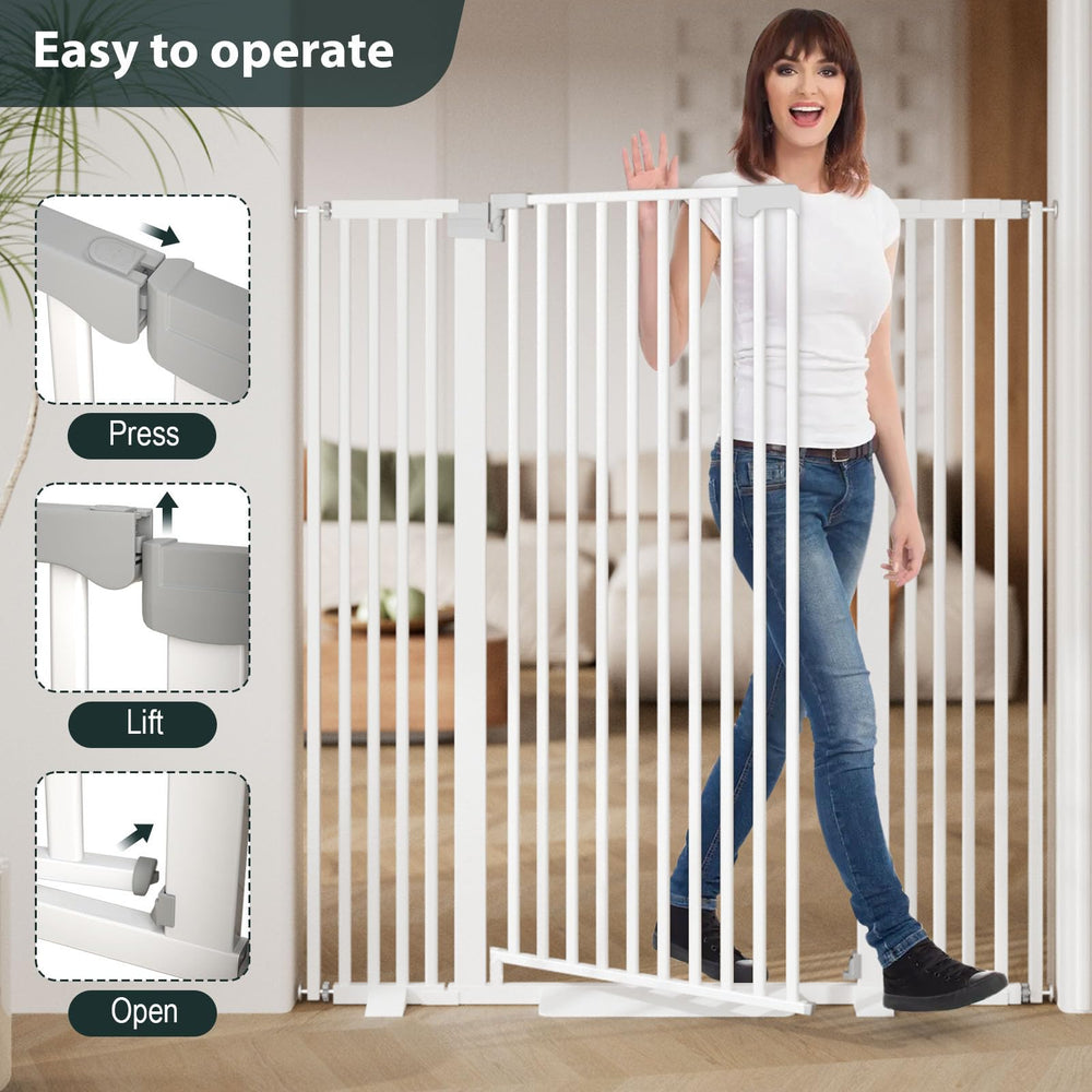 Amibud walk-through design allows easy passage for people and pets