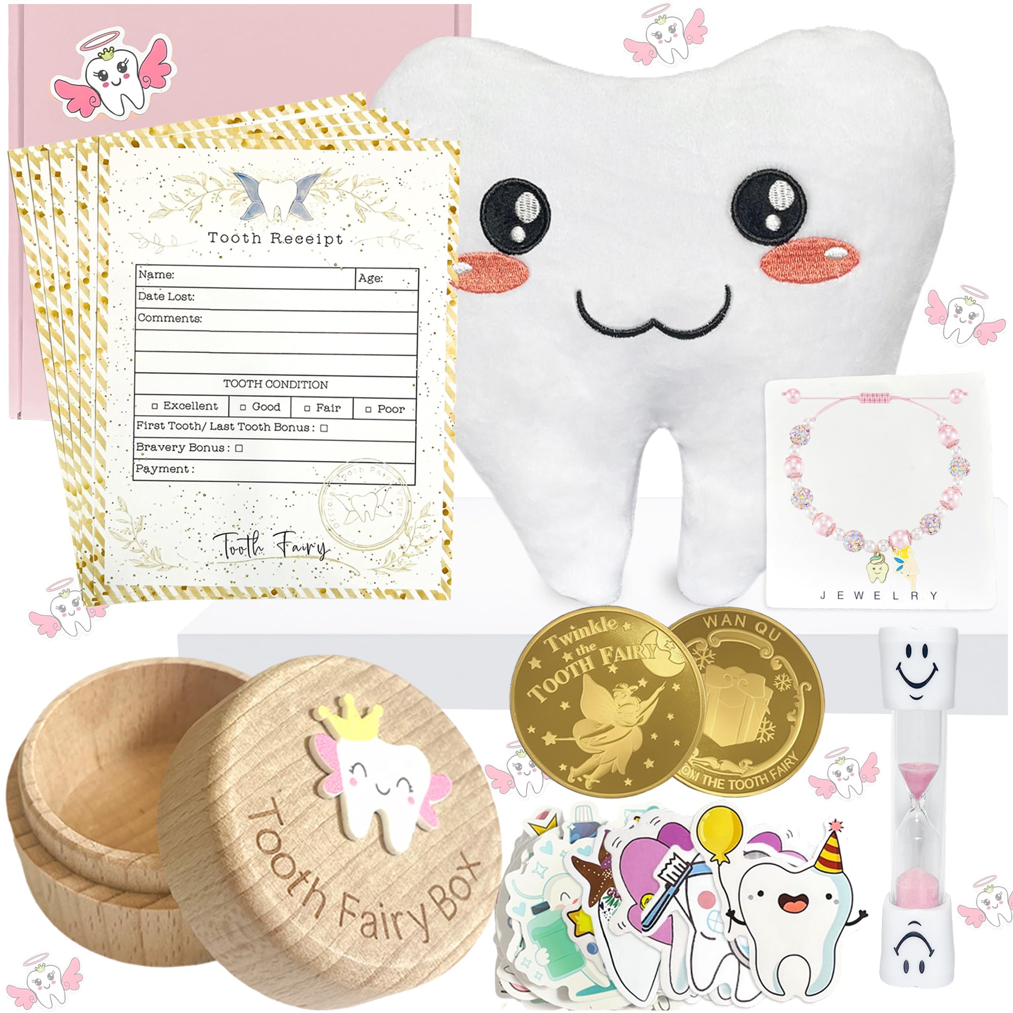 AMIDA tooth fairy gifts box—durable keepsake storage for tiny teeth