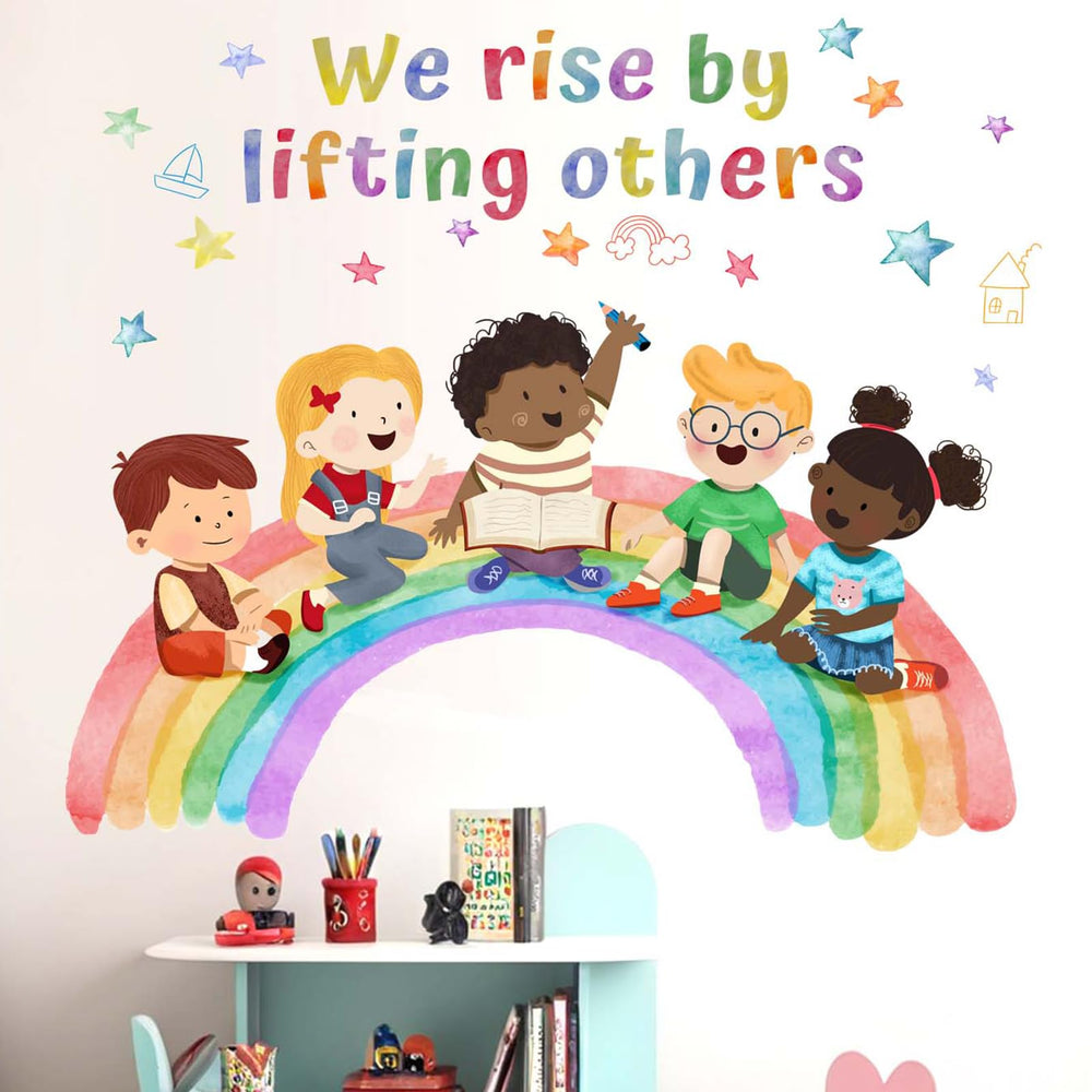 Amimagen classroom quotes wall stickers brighten classrooms with inspirational messages