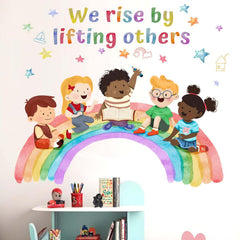 Amimagen classroom quotes wall stickers brighten classrooms with inspirational messages