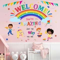 Amimagen classroom wall stickers durable, waterproof for busy classrooms