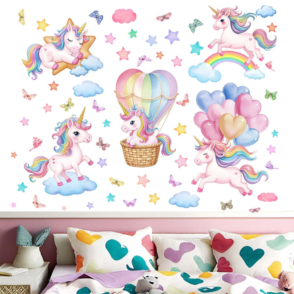 Amimagen cloud wall decal for nursery creates soft soothing ambiance on walls