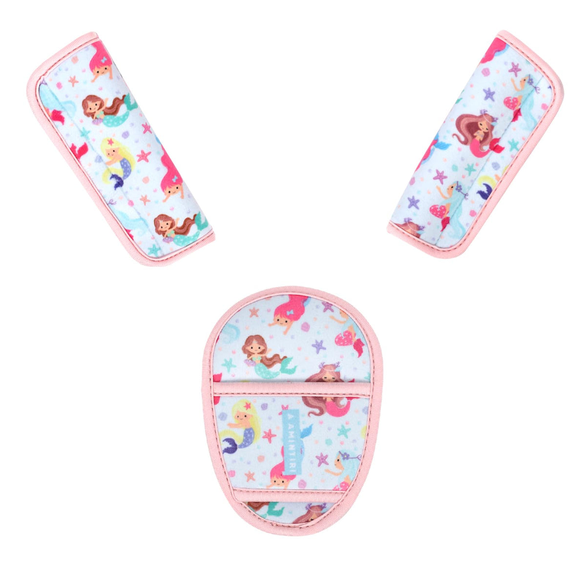 Amintiri Mermaid World soft shoulder pad provides gentle neck protection during rides