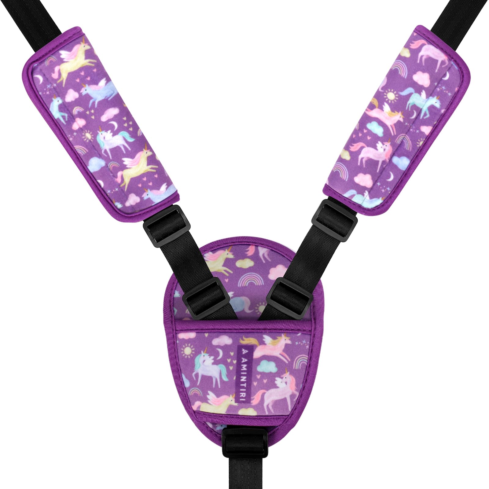 Amintiri Unicorn World hook and loop closure for quick installation