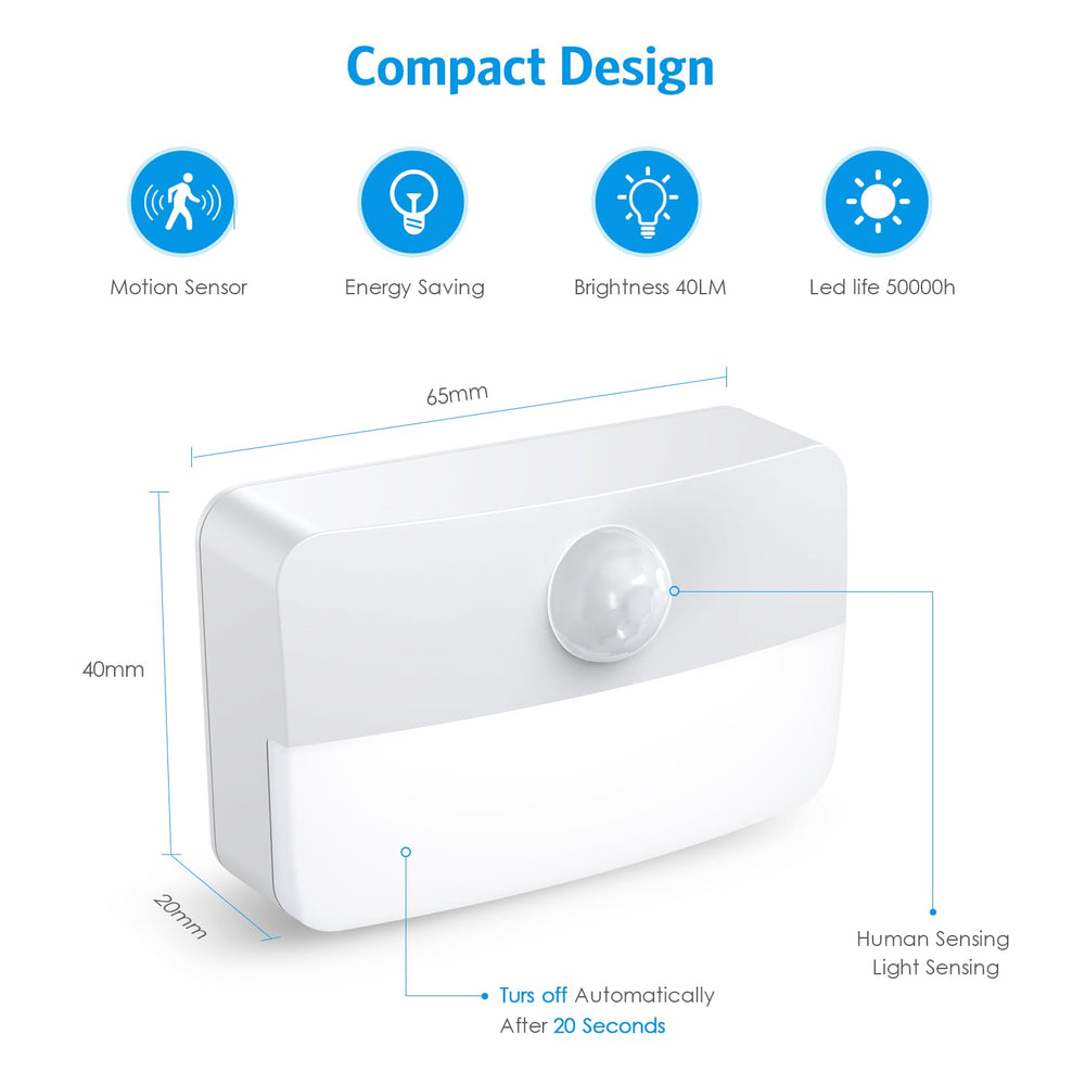 AMIR slim 2.5 x 1.5 inch profile fits compact spaces, easing placement.