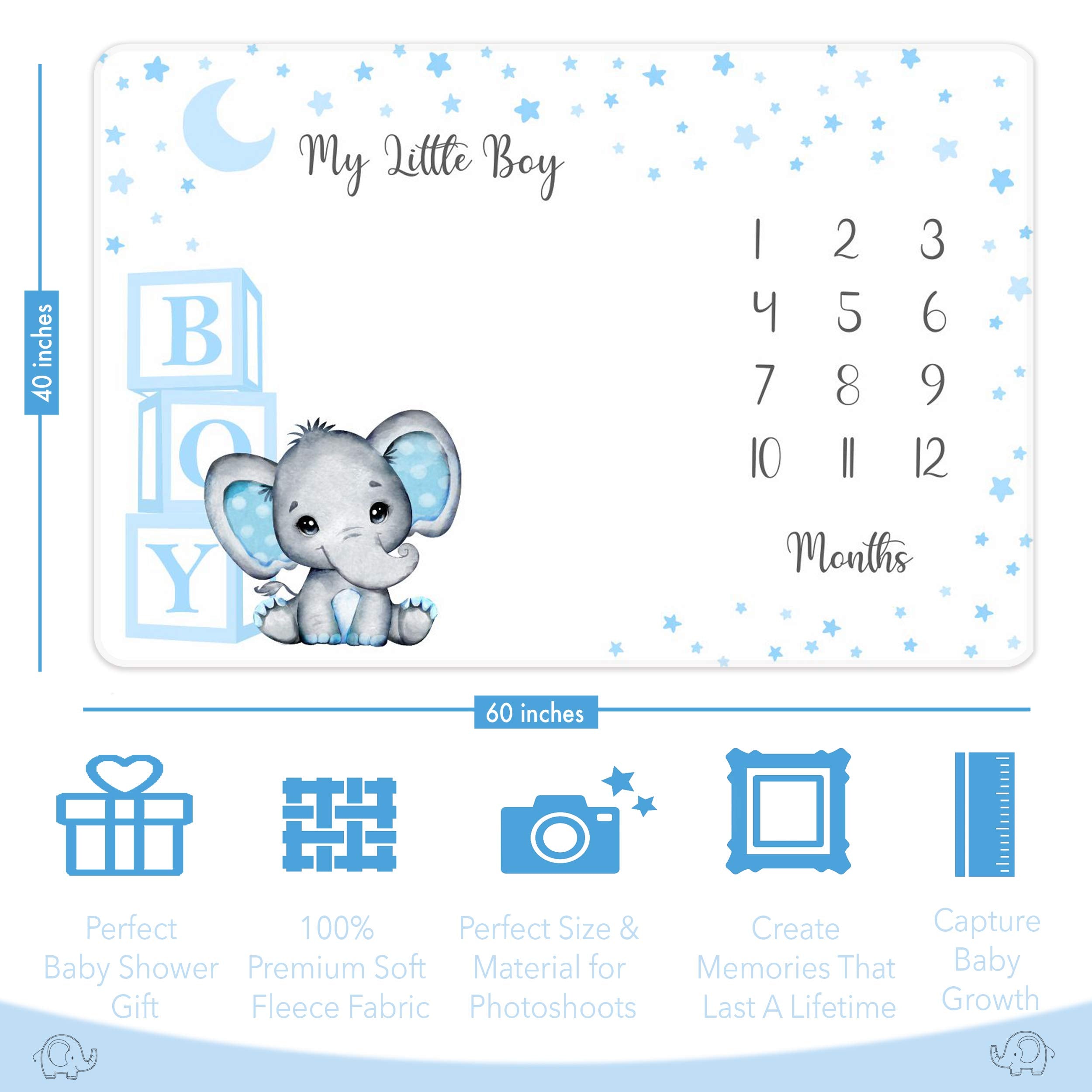 Amity Baby blanket 60x40 inches offers a spacious photography backdrop
