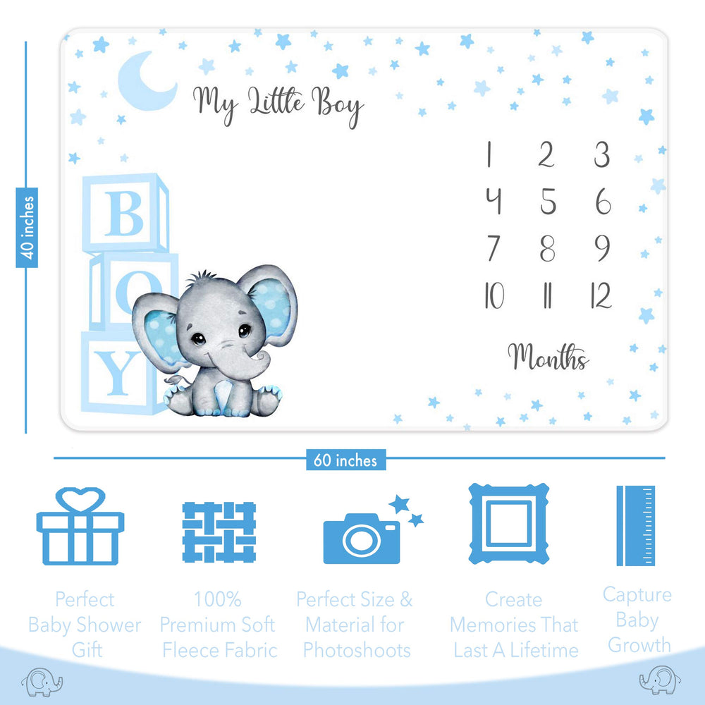 Amity Baby blanket 60x40 inches offers a spacious photography backdrop