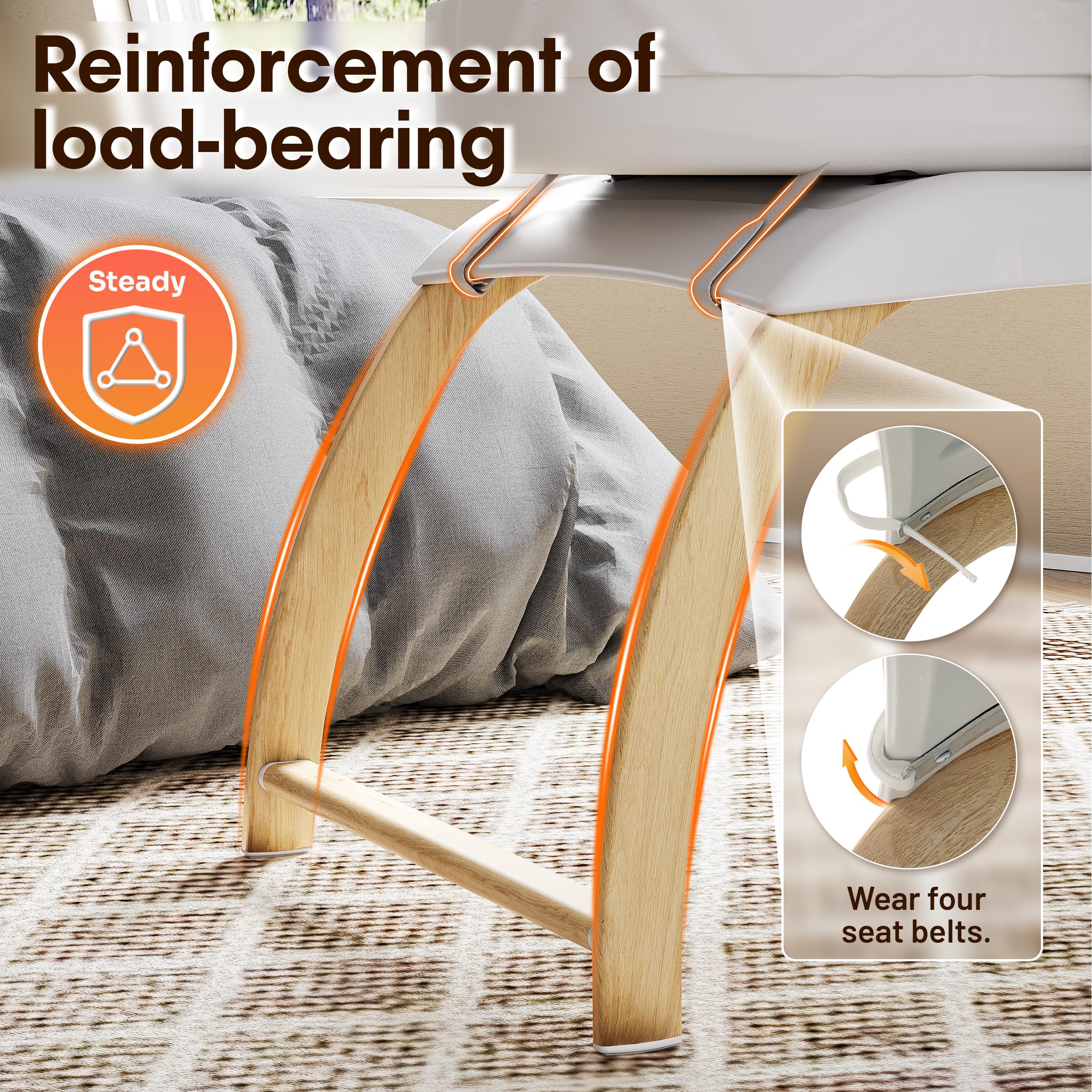 AMKE safety-tested bassinet designed to meet CPSC and ASTM standards.