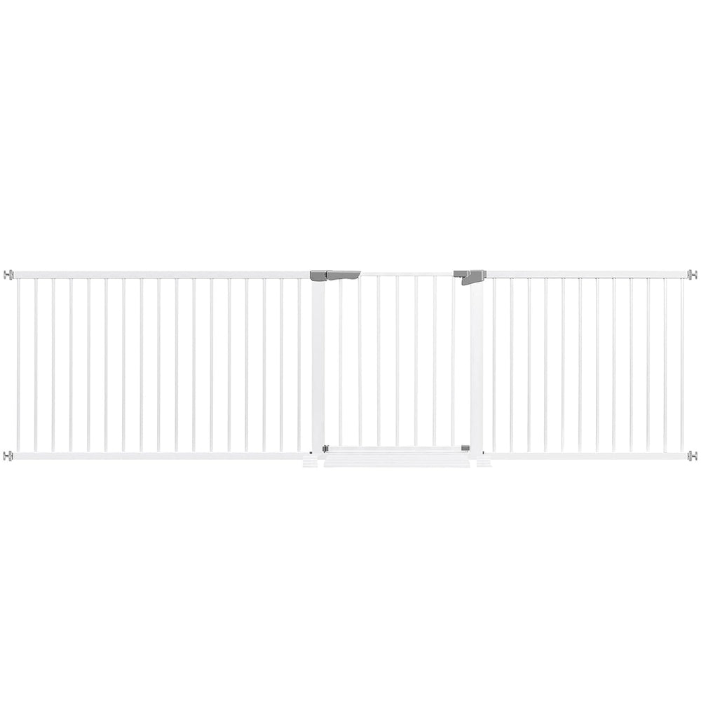Amllirate no-drill-safety-gate reduces wall damage during temporary setups.