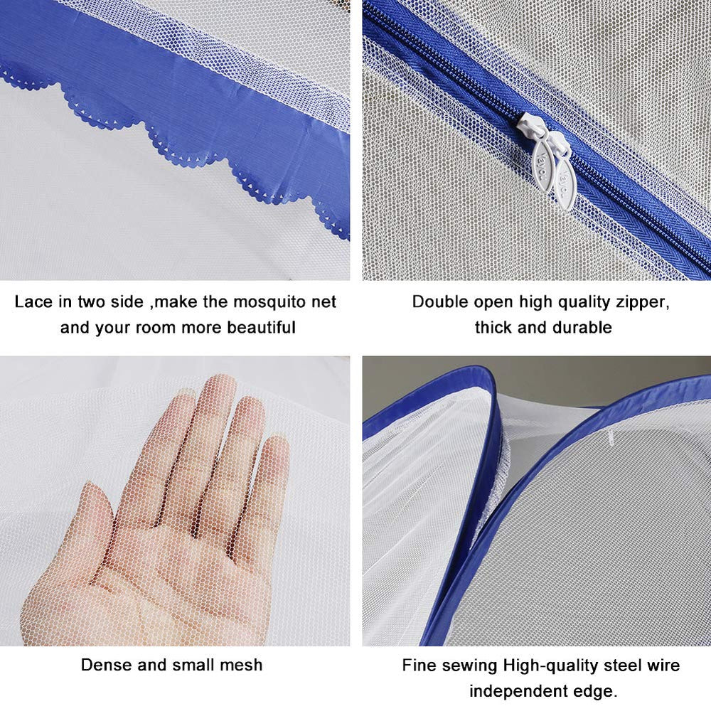 AMMER foldable portable mosquito net ideal for travel and camping