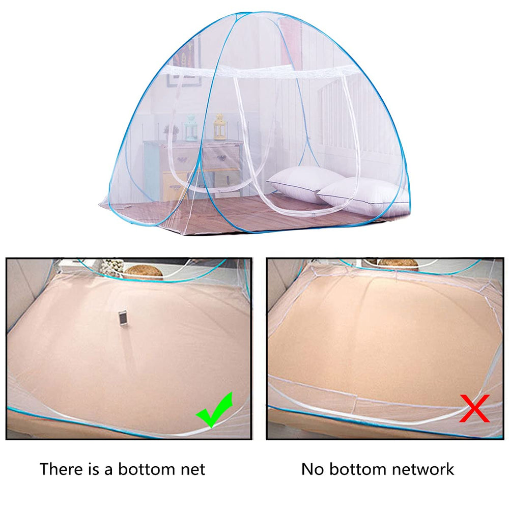 AMMER pop-up mosquito net tent assembly video helps quick setup