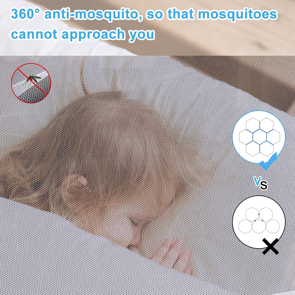 AMMER pop-up mosquito net tent travel compact fits in luggage for trips