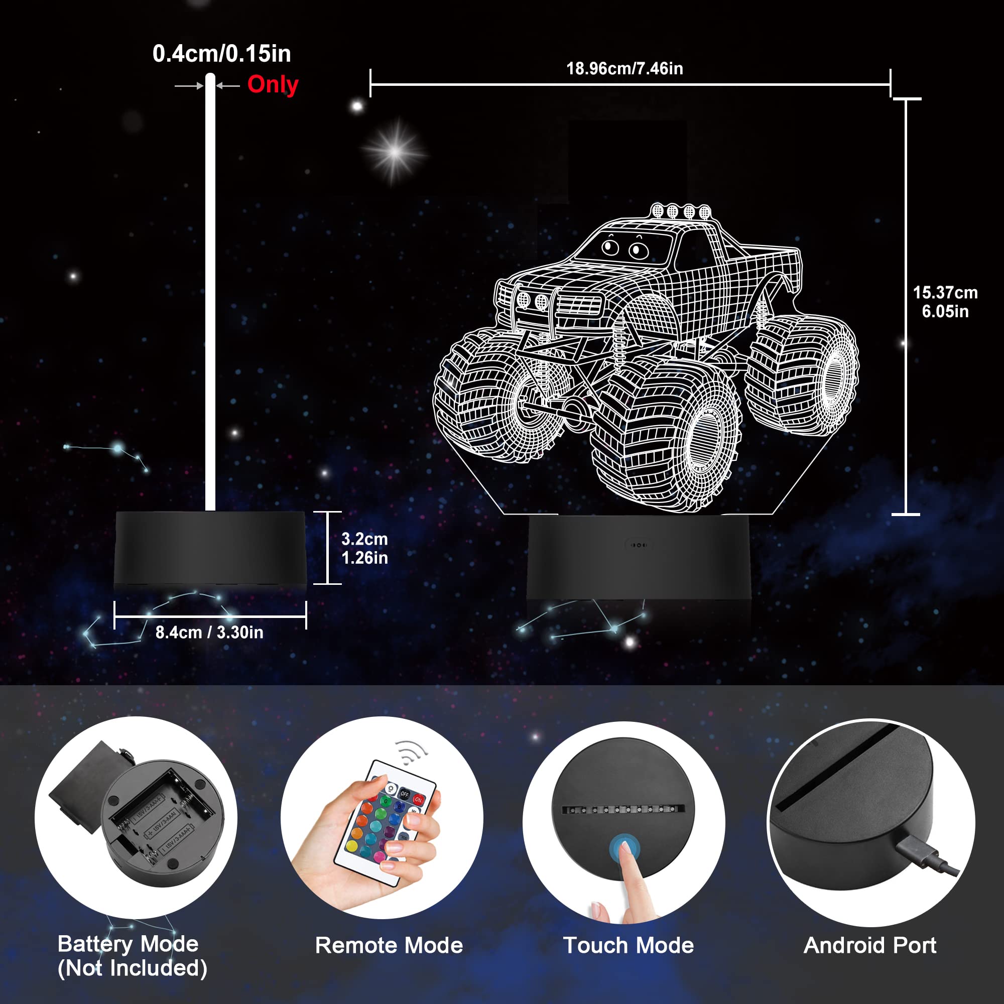 Ammonite Monster Trucks gift-ready packaging suitable for celebrations