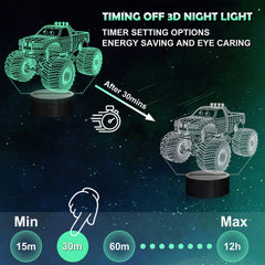 Ammonite Monster Trucks remote control offers easy color changes