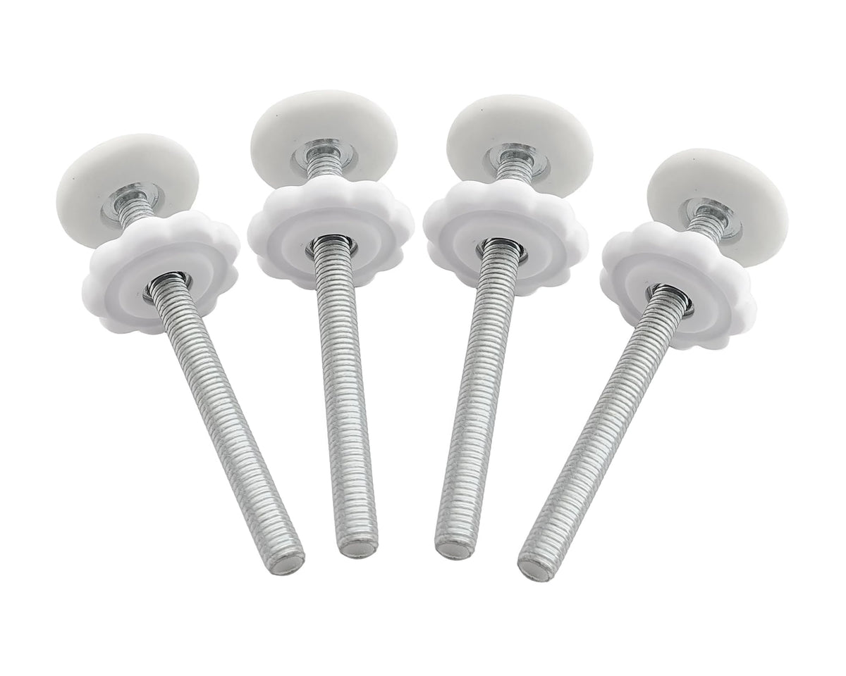 AMORBASE threaded spindle rods 8mm four-pack with anti-slip pads for wall protection