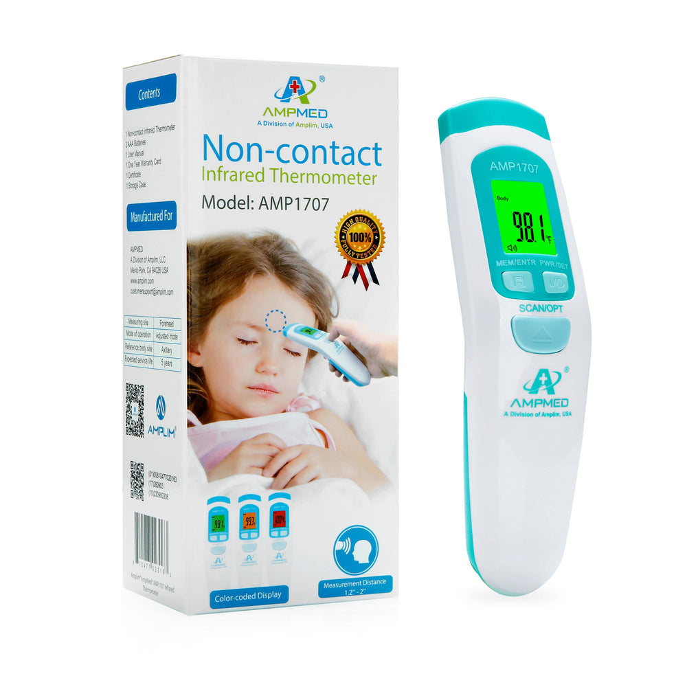 Amplim AmpMed packaging includes the white case for handy transport.