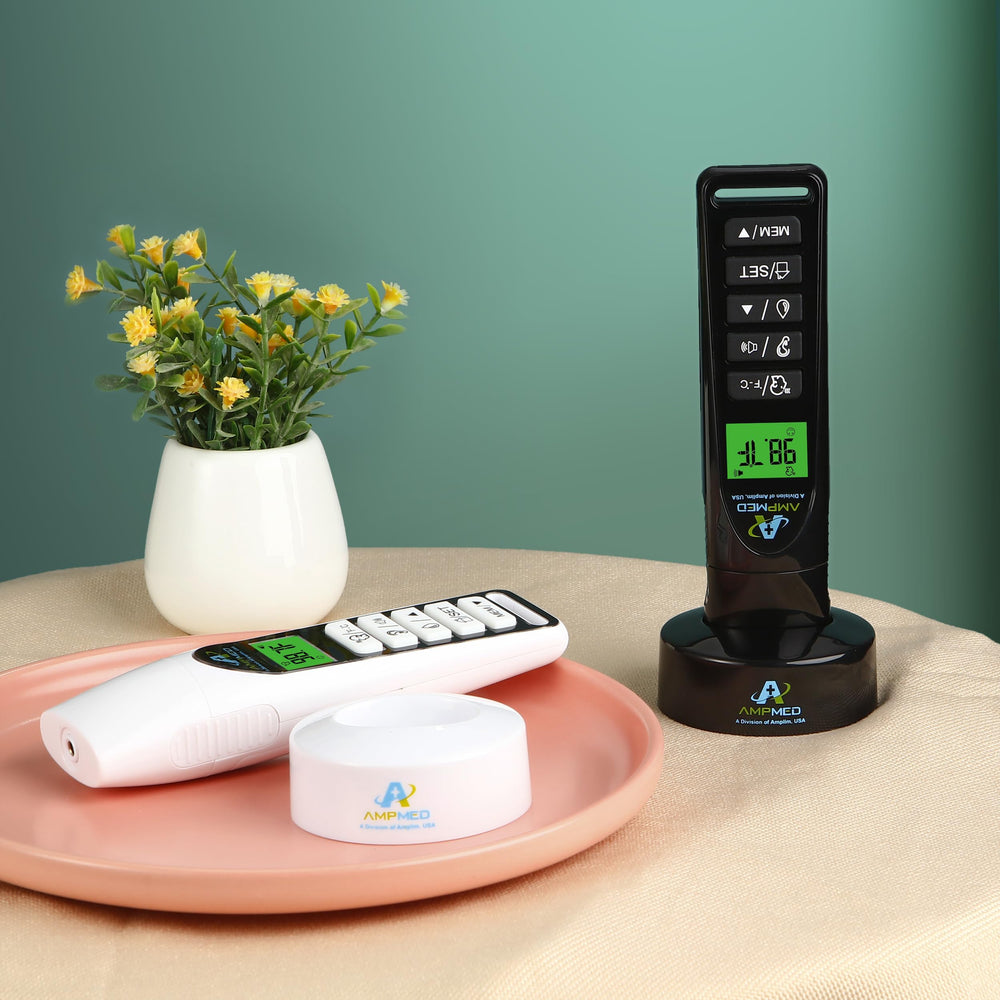 Amplim Baby Thermometer memory stores 60 readings for trend tracking.