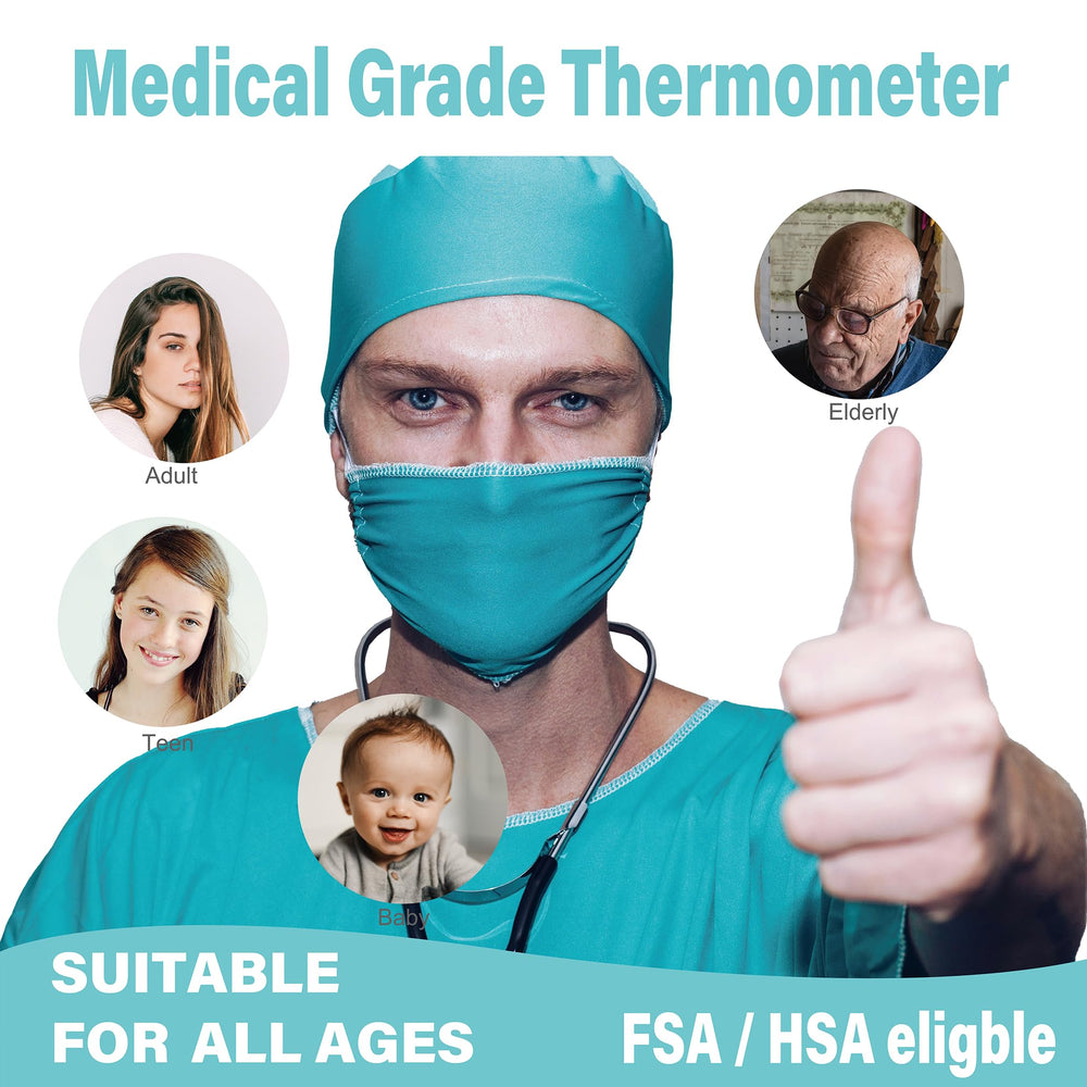 Amplim forehead thermometer used with babies for gentle checks