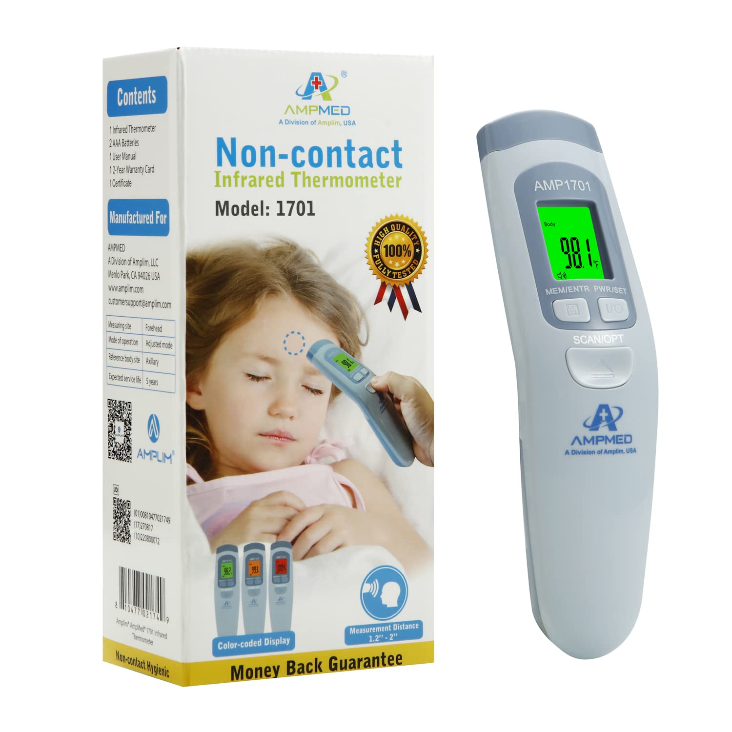 Amplim office-use efficiency supports staff with fast, accurate readings during busy days.
