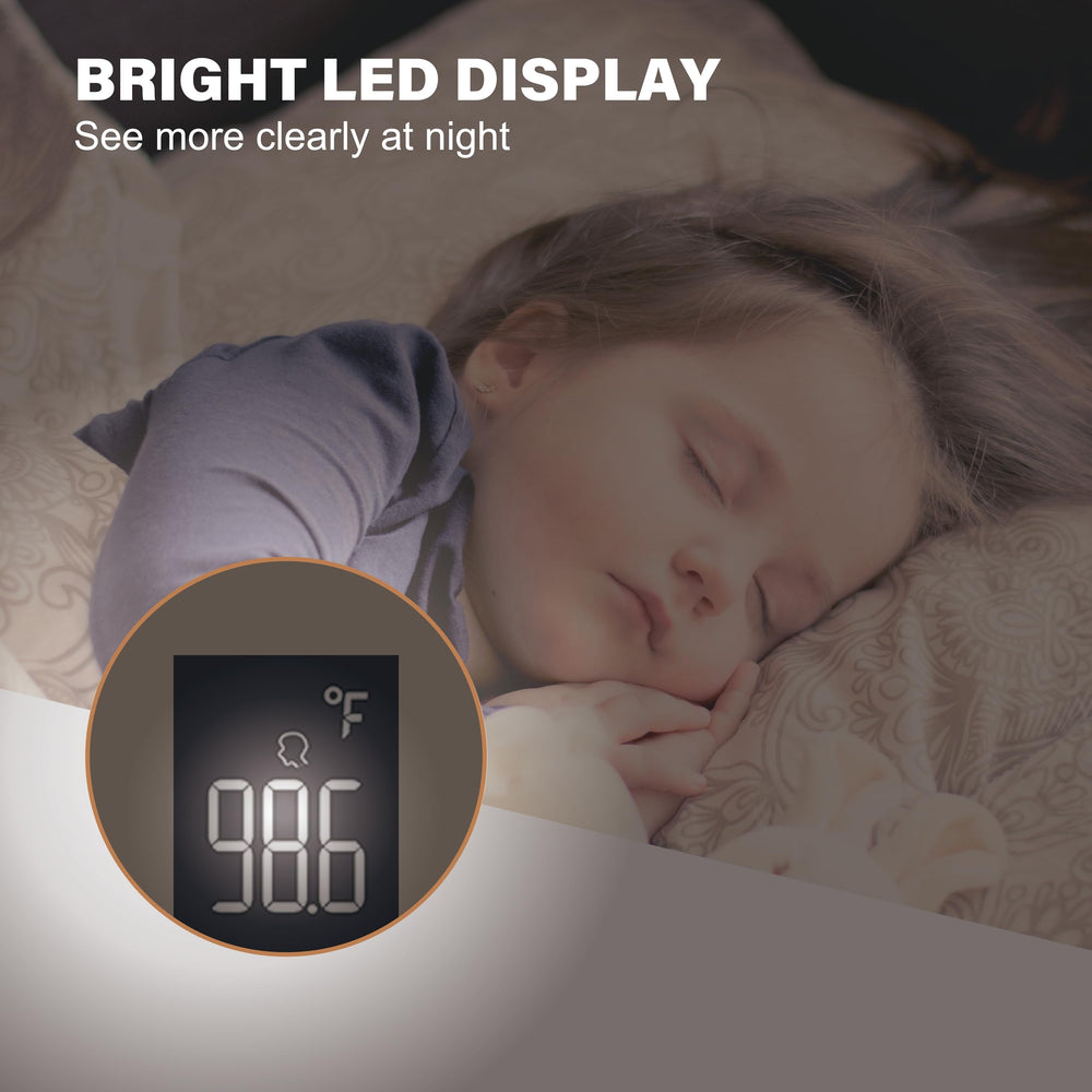 Amplim Forehead Thermometer travel-ready compact design fits in bags
