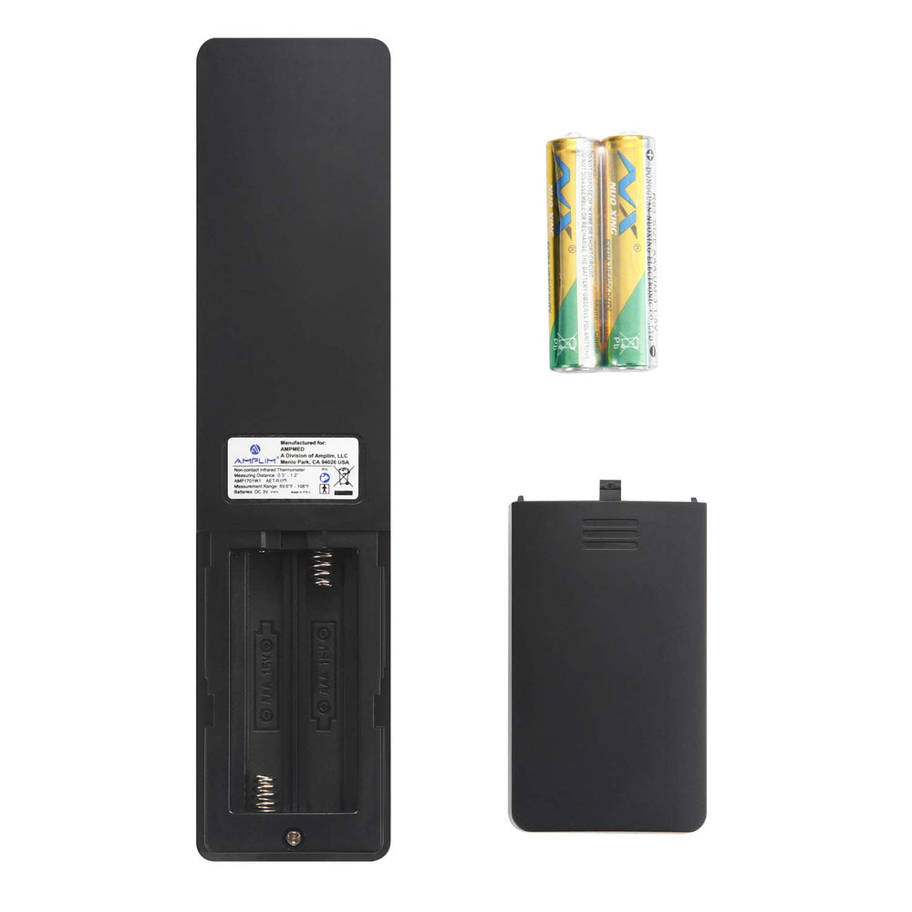 Amplim no-touch thermometer with FSA/HSA eligibility benefits for family health purchases